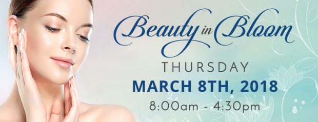 Beauty In Bloom Event banner